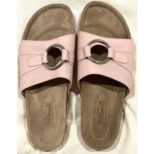 Stegmann Light Pink Leather Sandal Rubber Cork Insole Women’s 11 B